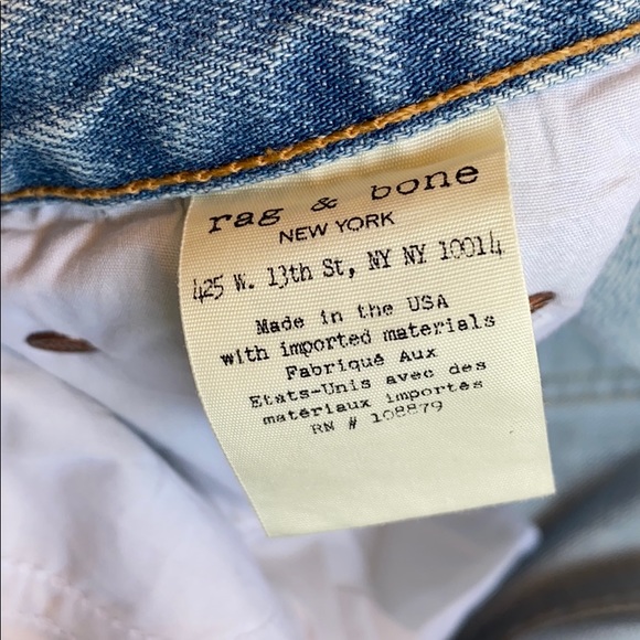 Rag & Bone Marilyn Distressed Jeans 24 - Picture 8 of 8